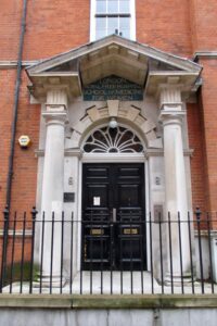 London School of Medicine front door